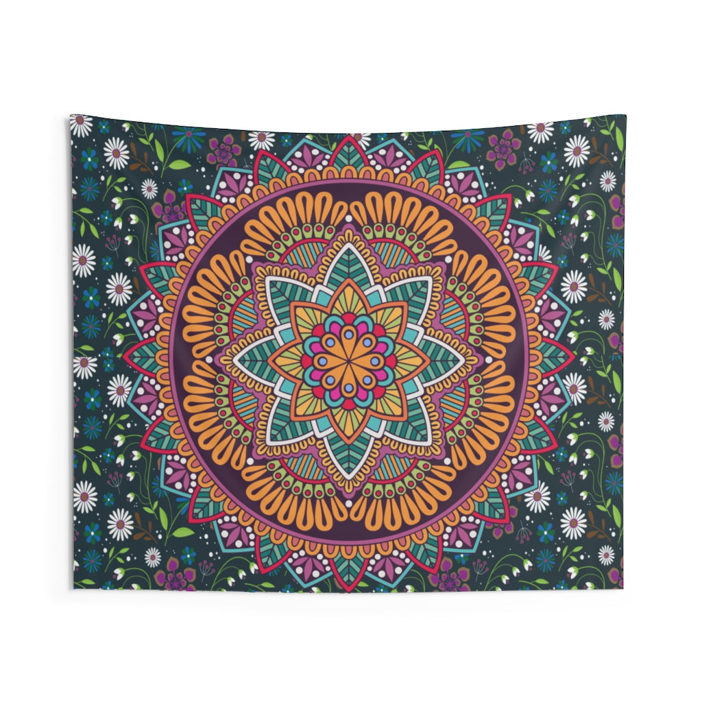 Indian Tapestry for Contemporary Home Decor . Inspirational Wall Hanging Art for Baby Nursery, Dorm room, Coastal Home . Housewarming Gift
