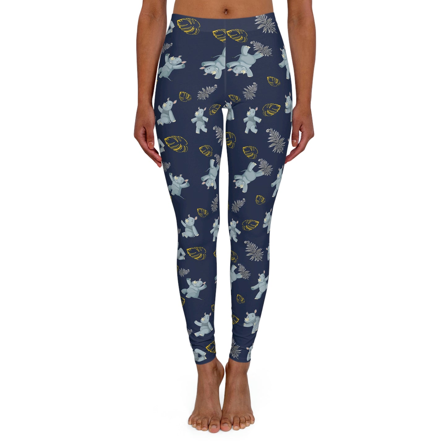 Elephant Safari Animal Kingdom Women Leggings . One of a Kind Workout Activewear tights for Mothers Day, Girlfriend, Gift for Her
