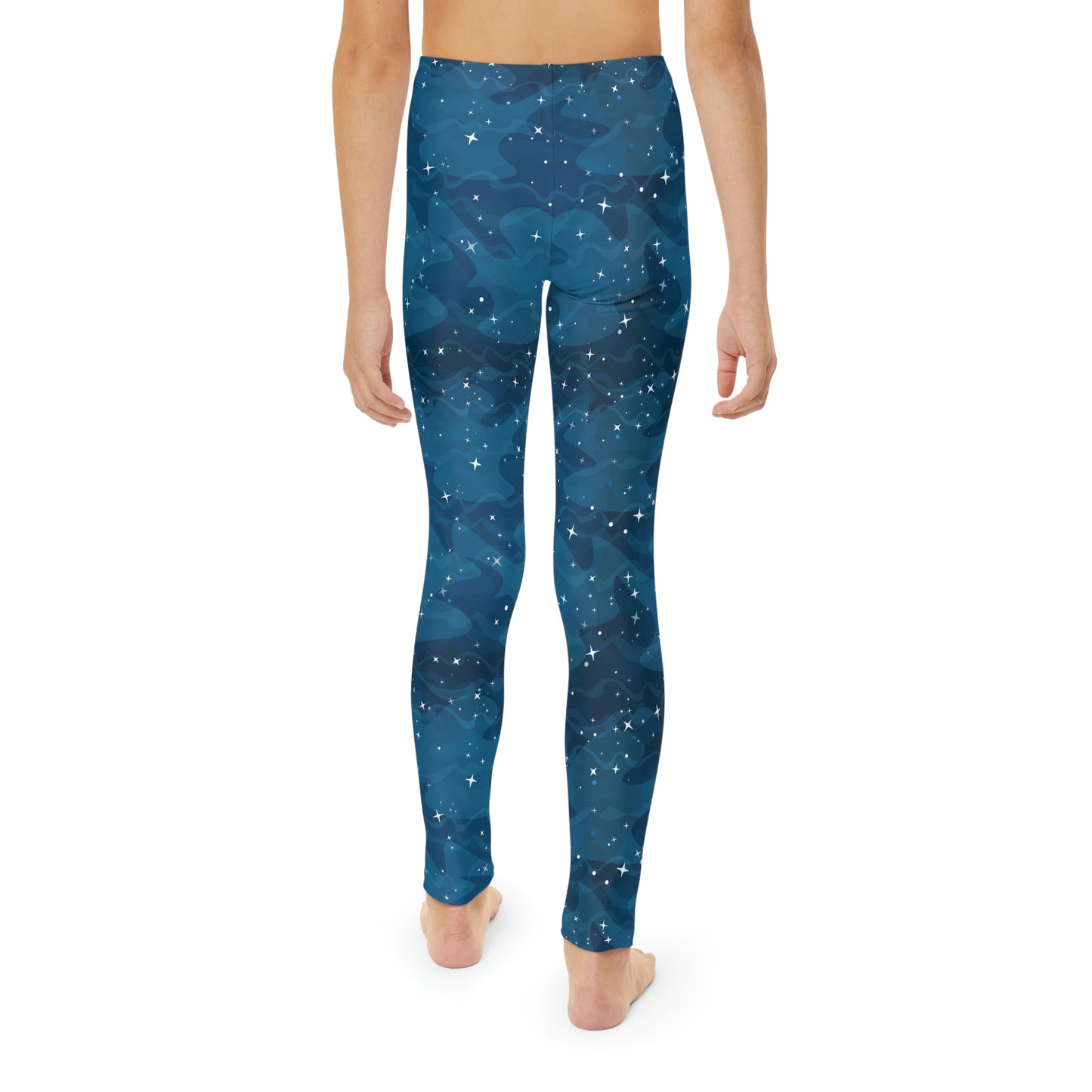 Dolphin, Ocean, Beach Youth Leggings, One of a Kind Gift - Unique Workout Activewear tights for kids fitness, Daughter, Niece Christmas Gift