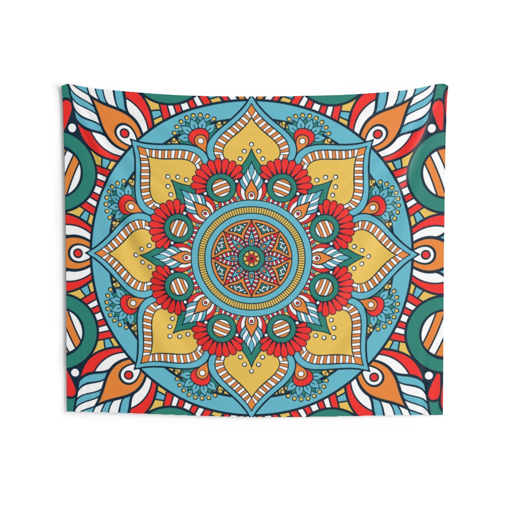 Indian Tapestry for Contemporary Home Decor . Inspirational Wall Hanging Art for Baby Nursery, Dorm room, Coastal Home . Housewarming Gift