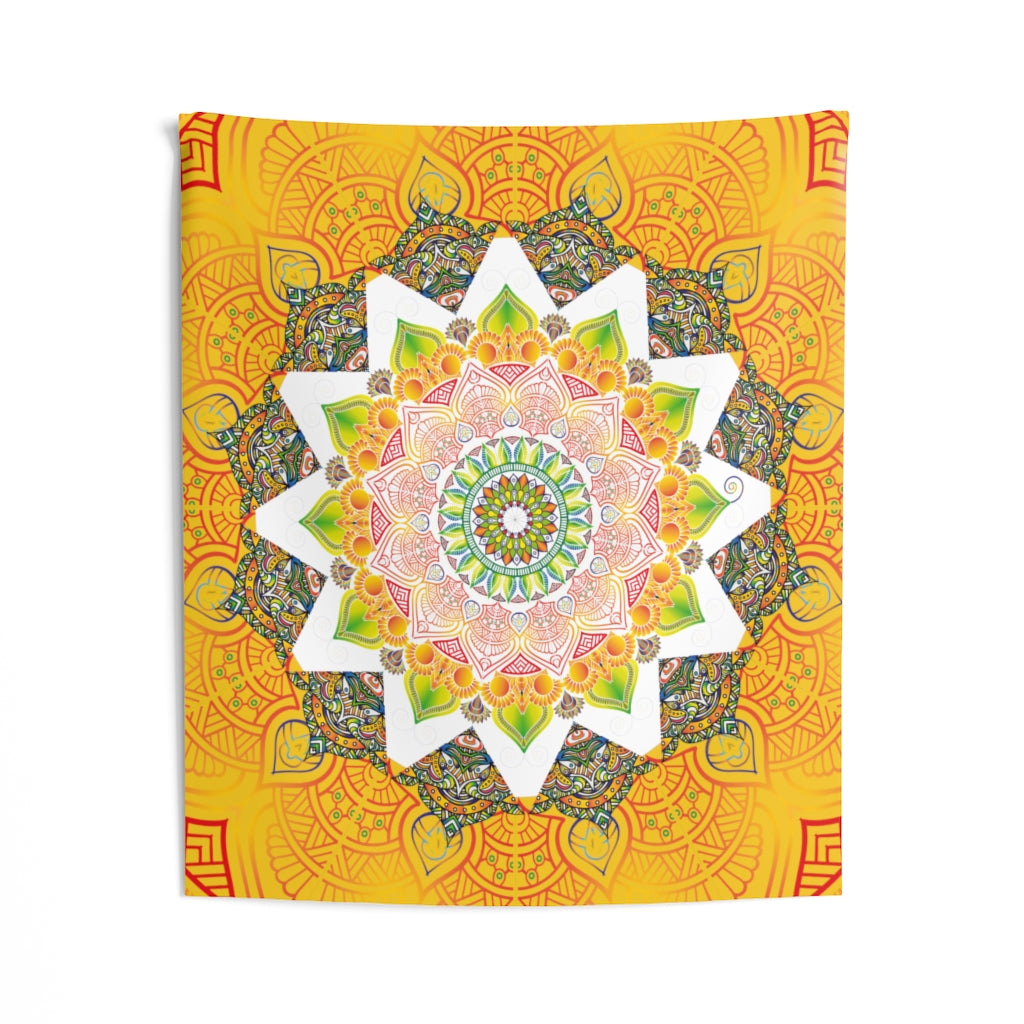 Indian Tapestry for Contemporary Home Decor . Inspirational Wall Hanging Art for Baby Nursery, Dorm room, Coastal Home . Housewarming Gift