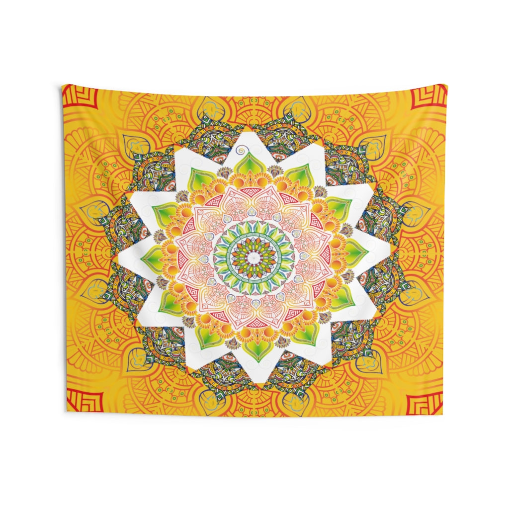 Indian Tapestry for Contemporary Home Decor . Inspirational Wall Hanging Art for Baby Nursery, Dorm room, Coastal Home . Housewarming Gift