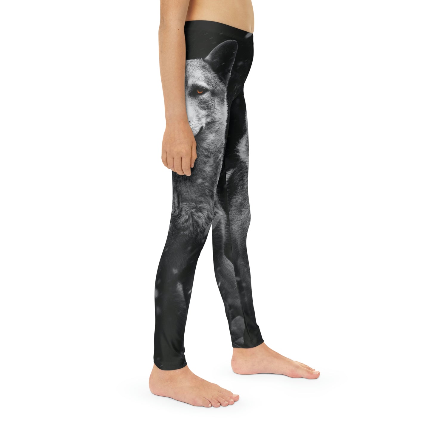 Fox animal kingdom, Safari Youth Leggings, One of a Kind Gift - Unique Workout Activewear tights for kids, Daughter, Niece Christmas Gift