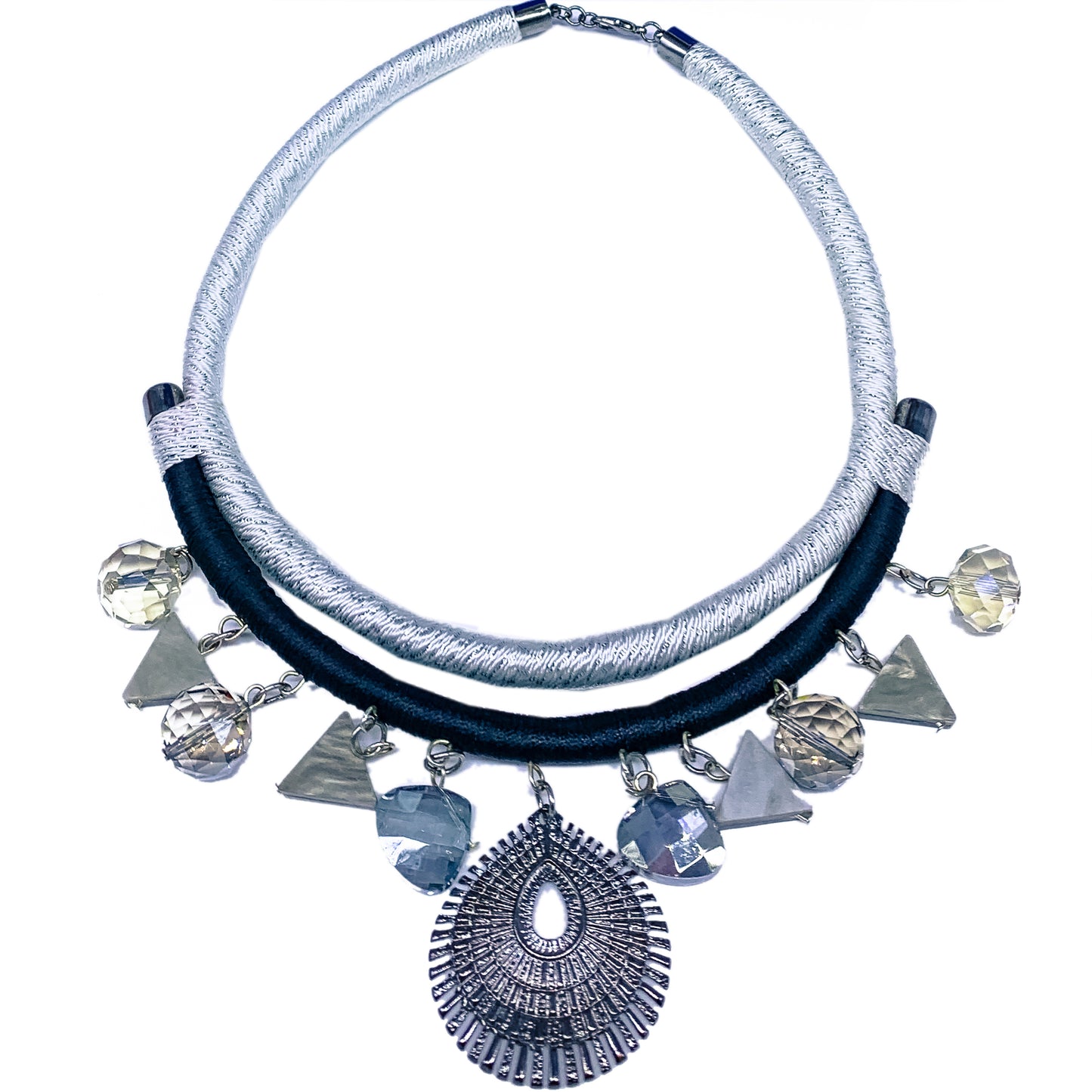 Kathy Handmade Colorful Statement chocker