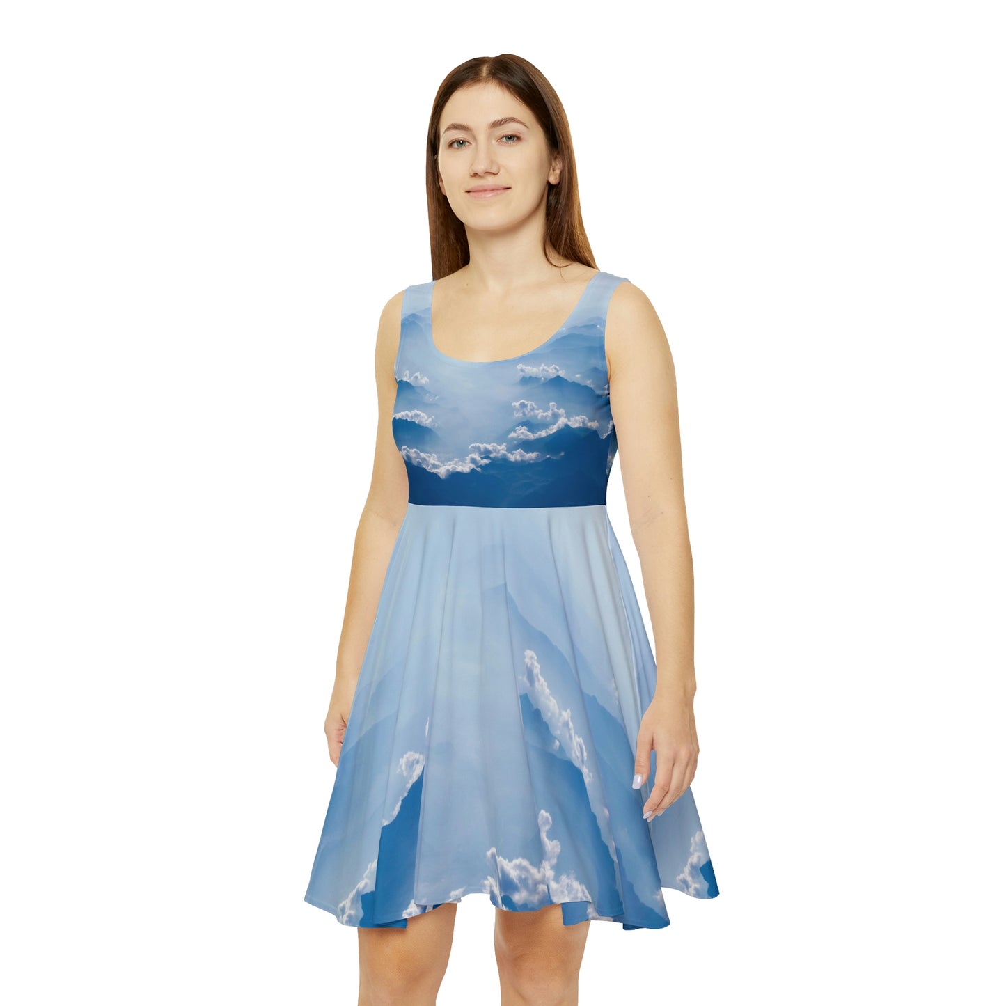 Beach print Women's Skater Dress