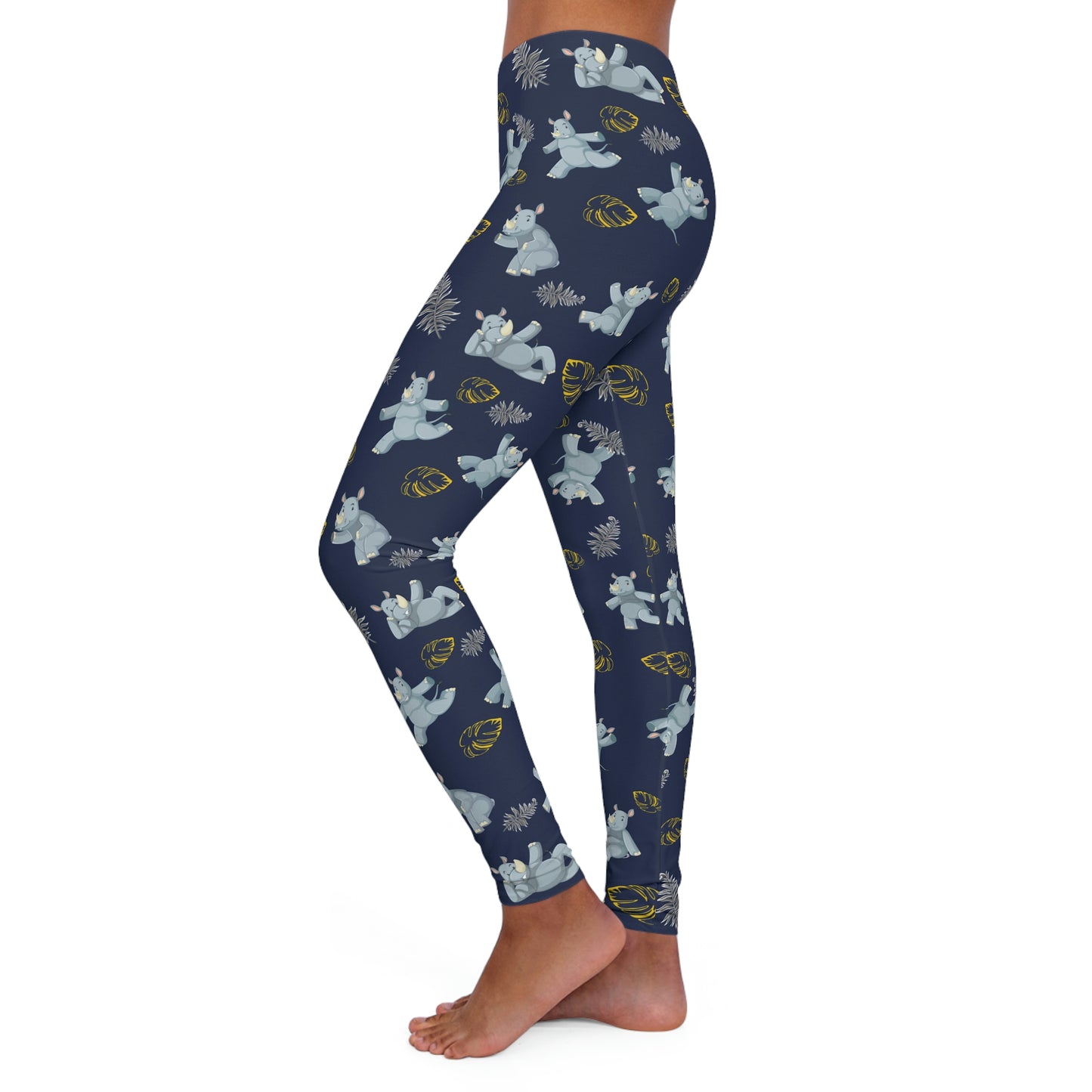 Elephant Safari Animal Kingdom Women Leggings . One of a Kind Workout Activewear tights for Mothers Day, Girlfriend, Gift for Her