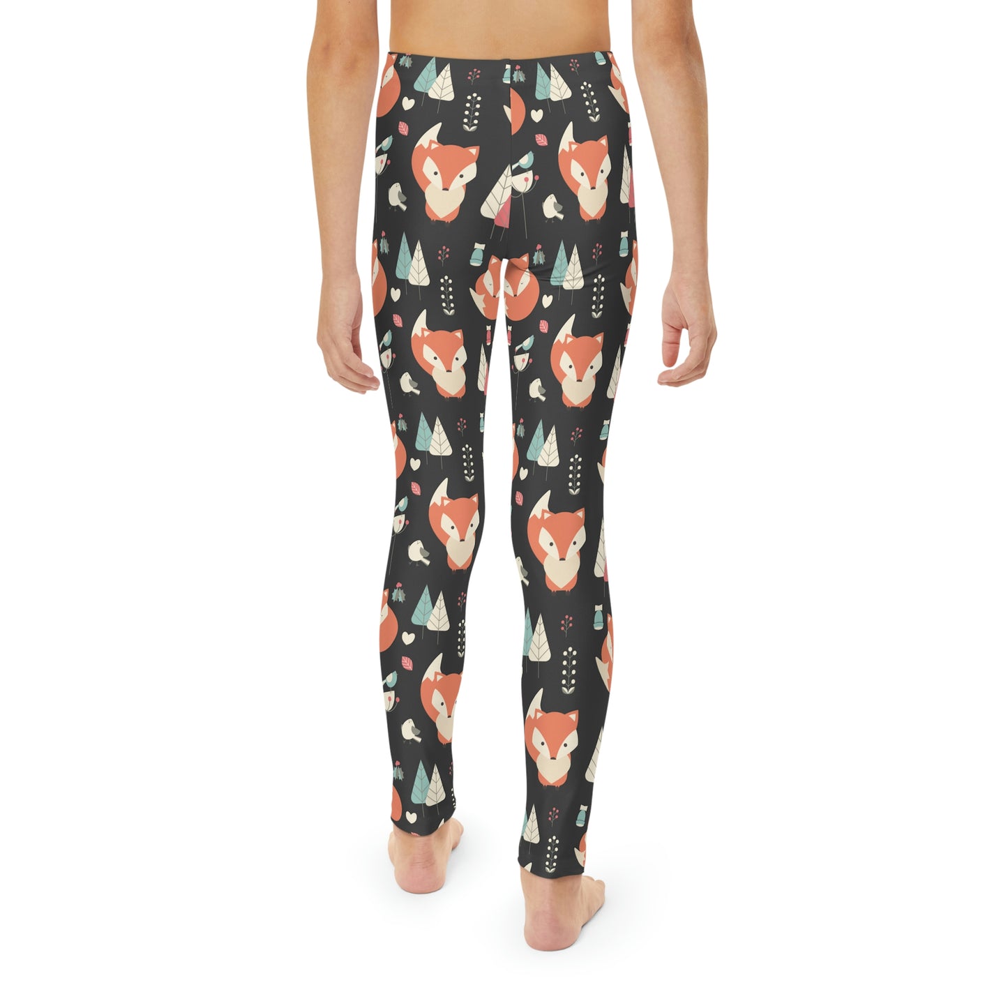 Fox animal kingdom, Safari Youth Leggings, One of a Kind Gift - Unique Workout Activewear tights for kids, Daughter, Niece Christmas Gift