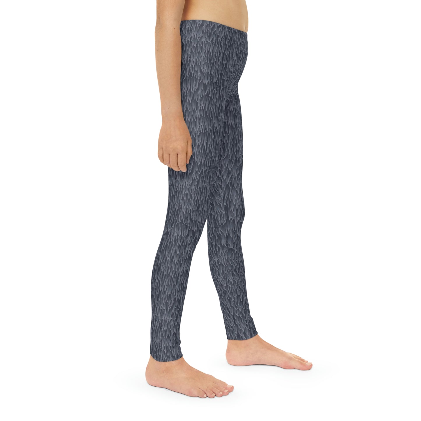Ocean, Beach Coastal Youth Leggings, One of a Kind Gift - Workout Activewear tights for kids, Granddaughter, Niece Christmas Gift