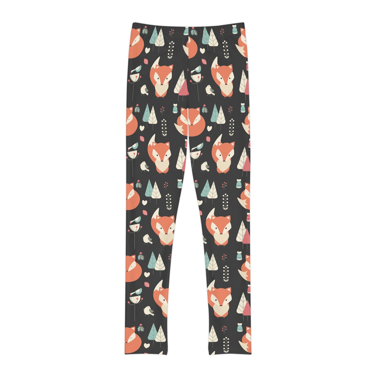 Fox animal kingdom, Safari Youth Leggings, One of a Kind Gift - Unique Workout Activewear tights for kids, Daughter, Niece Christmas Gift