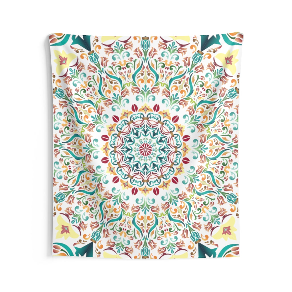 Indian Tapestry for Contemporary Home Decor . Inspirational Wall Hanging Art for Baby Nursery, Dorm room, Coastal Home . Housewarming Gift