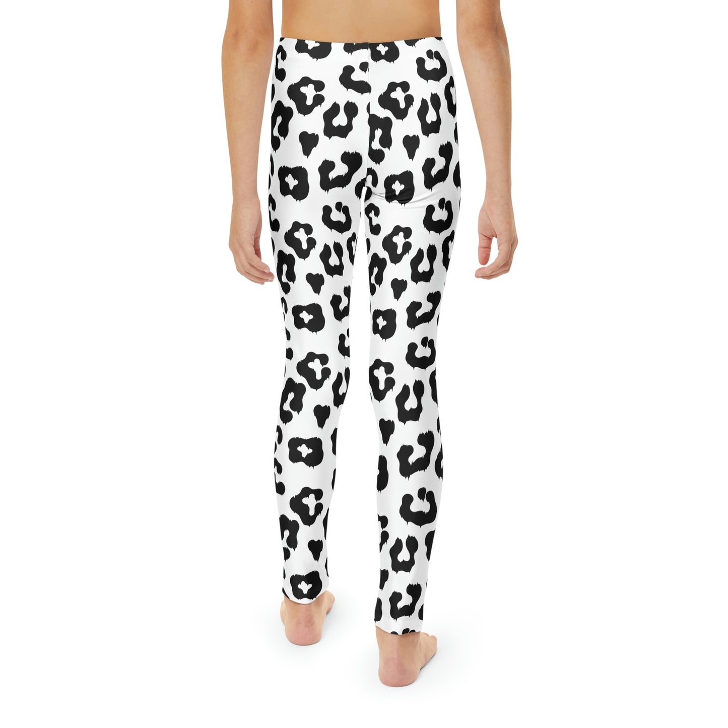 Dog Lovers Youth Leggings, One of a Kind Gift - Unique Workout Activewear tights for kids fitness, Daughter, Niece Christmas Gift