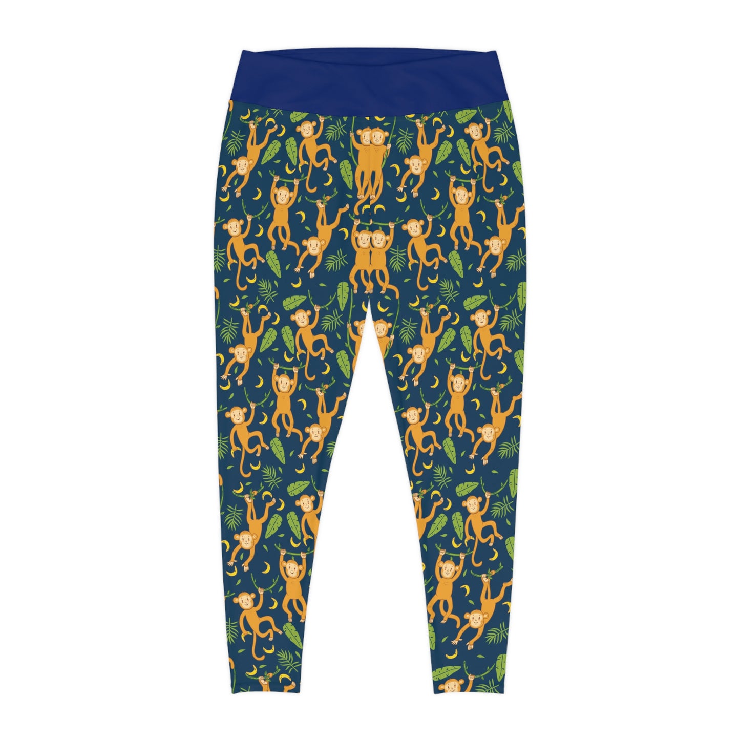 Monkey animal kingdom, Safari Youth Leggings, One of a Kind Gift - Workout Activewear tights for Wife Fitness, Best Friend, mom and me tights Christmas Gift