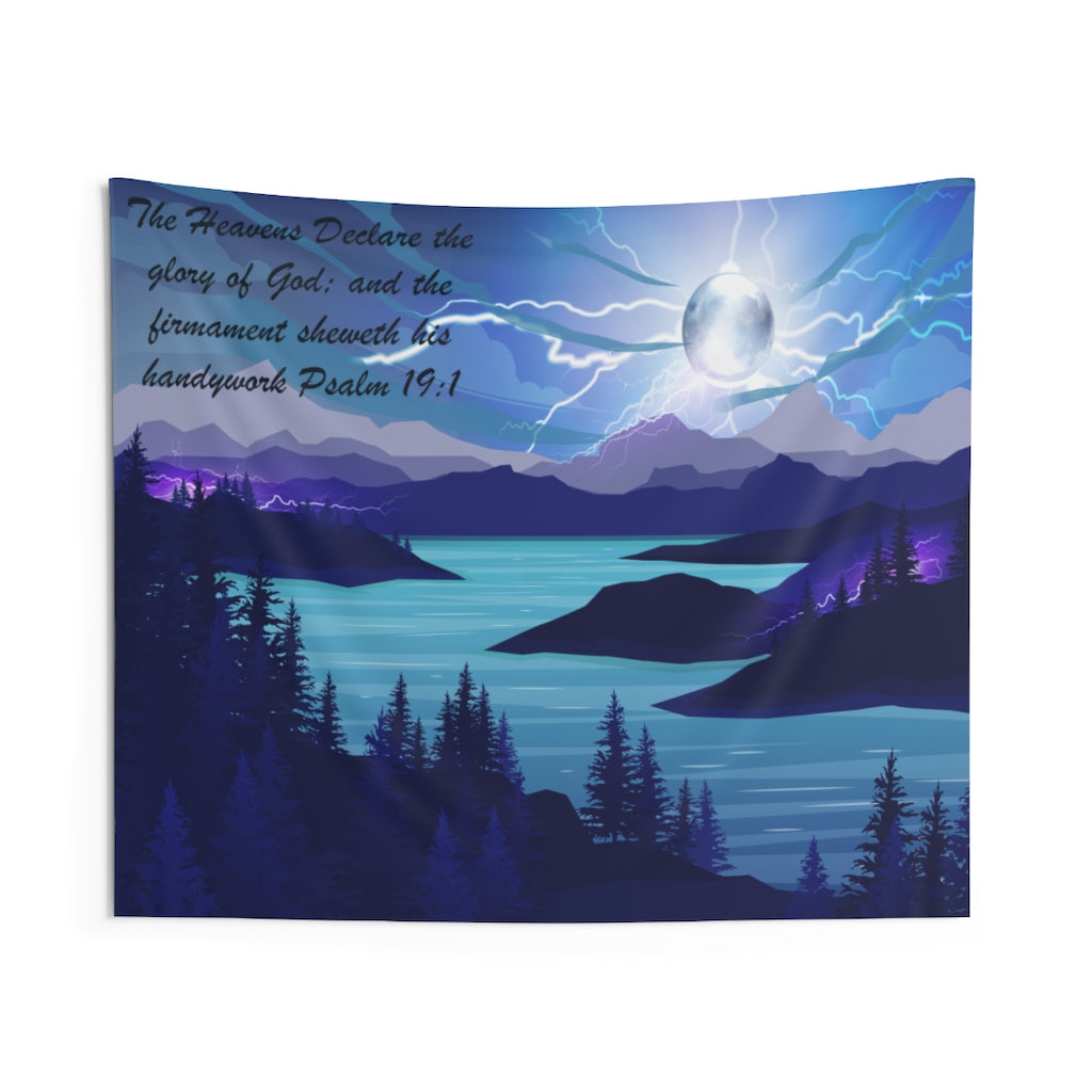 Moon Phase Tapestry Contemporary Home Decor . Galaxy Wall Hanging Art for Baby Nursery, Dorm room, Coastal Home . Housewarming Gift