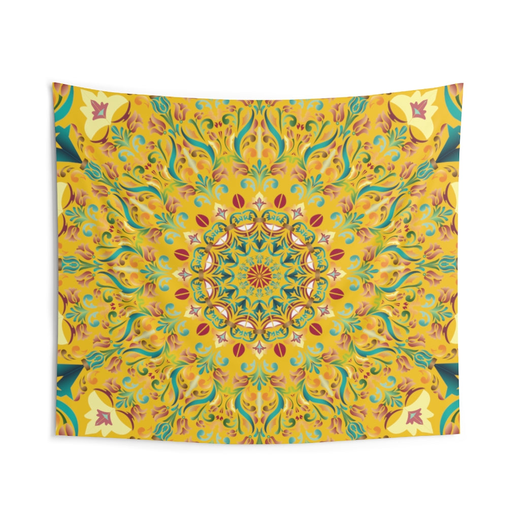 Indian Tapestry for Contemporary Home Decor . Inspirational Wall Hanging Art for Baby Nursery, Dorm room, Coastal Home . Housewarming Gift