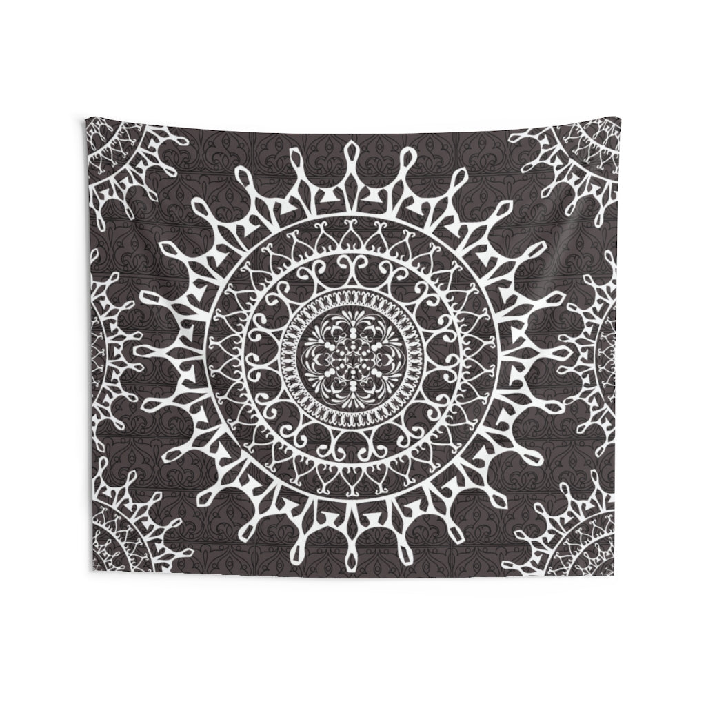Mandala Tapestry for Contemporary Home Decor . Inspirational Wall Hanging Art for Baby Nursery, Dorm room, Coastal Home . Housewarming Gift