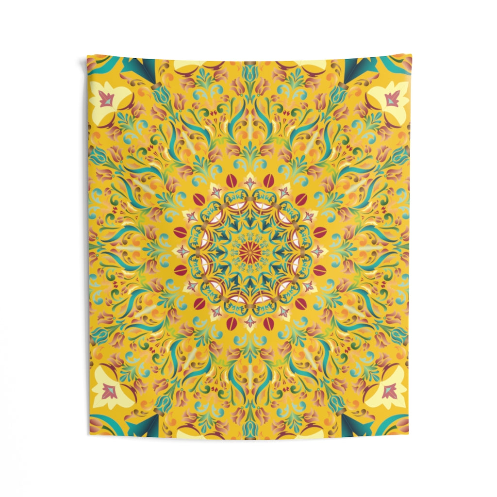 Indian Tapestry for Contemporary Home Decor . Inspirational Wall Hanging Art for Baby Nursery, Dorm room, Coastal Home . Housewarming Gift