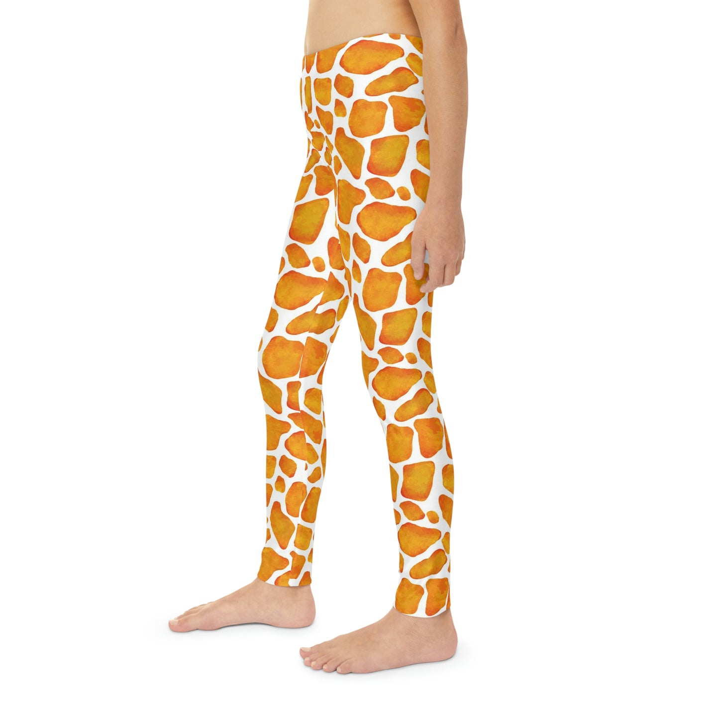 Giraffe animal kingdom, Safari Youth Leggings, One of a Kind Gift - Unique Workout Activewear tights for kids, Daughter, Niece Christmas Gift