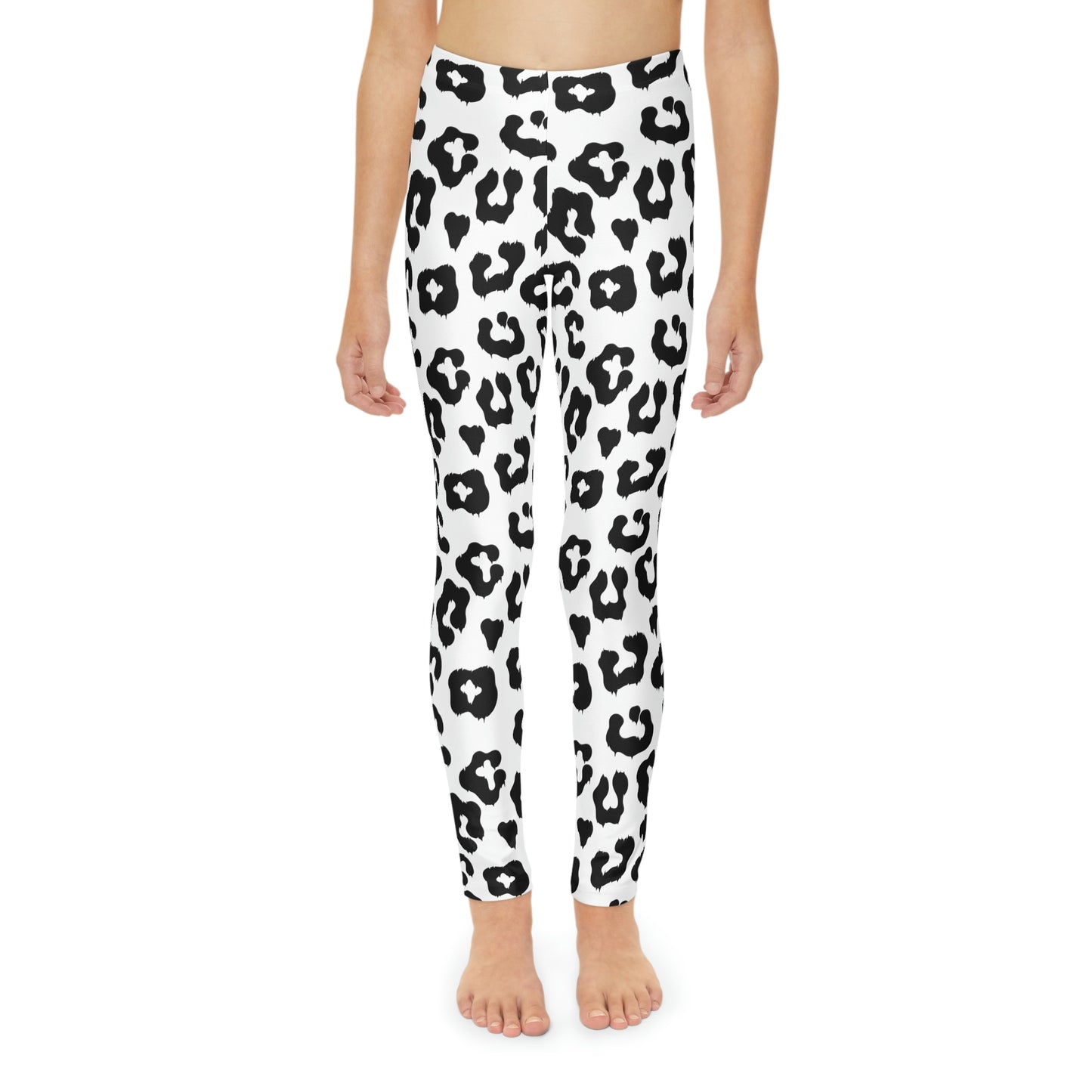 Dog Lovers Youth Leggings, One of a Kind Gift - Unique Workout Activewear tights for kids fitness, Daughter, Niece Christmas Gift