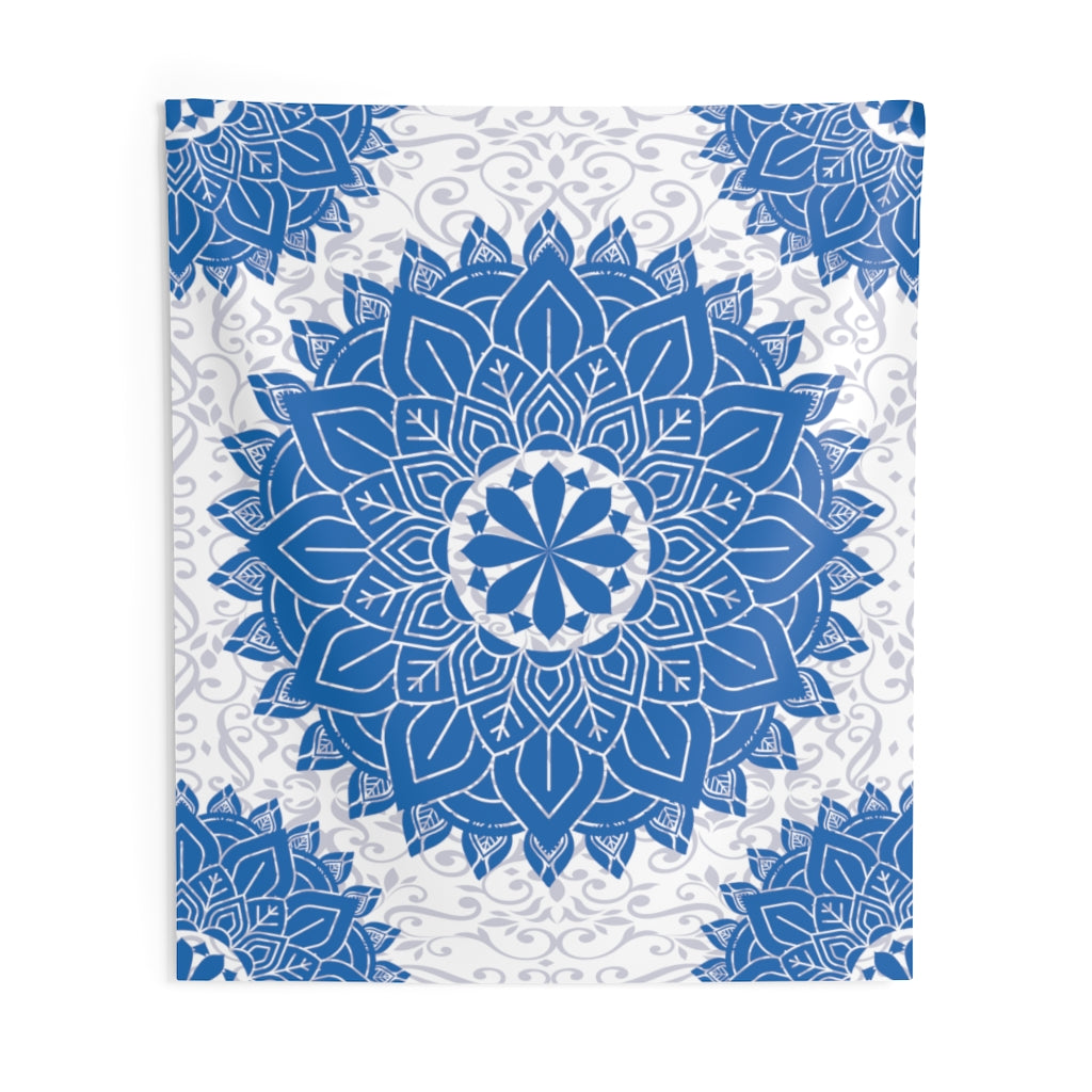 Mandala Tapestry for Contemporary Home Decor . Inspirational Wall Hanging Art for Baby Nursery, Dorm room, Coastal Home . Housewarming Gift