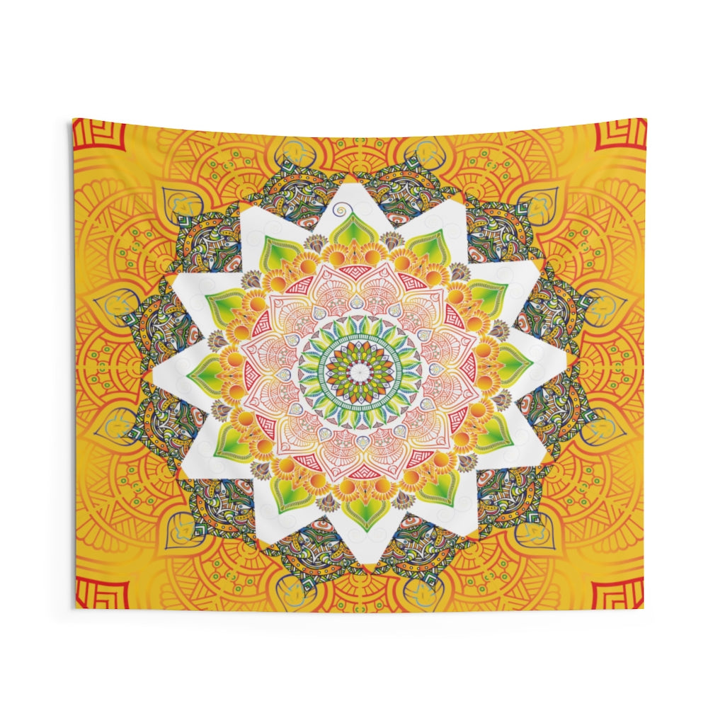 Indian Tapestry for Contemporary Home Decor . Inspirational Wall Hanging Art for Baby Nursery, Dorm room, Coastal Home . Housewarming Gift