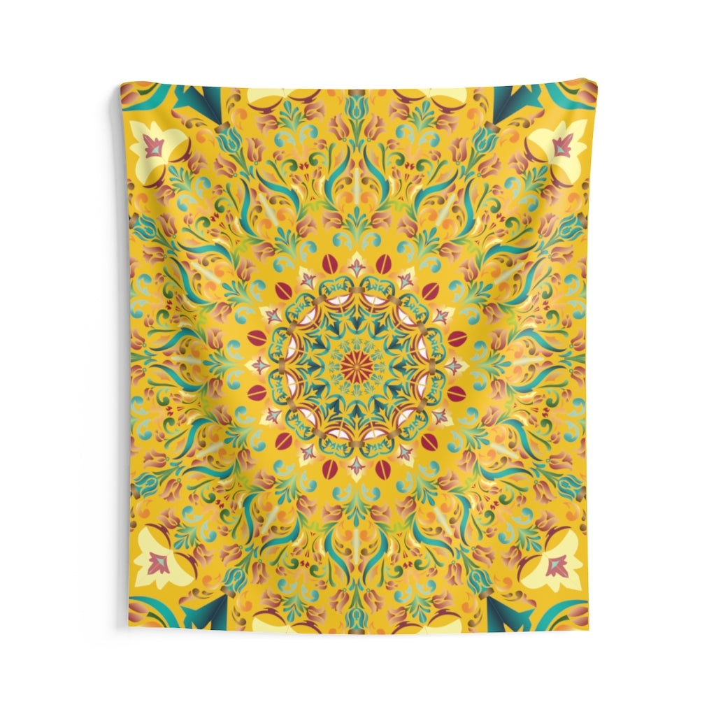 Indian Tapestry for Contemporary Home Decor . Inspirational Wall Hanging Art for Baby Nursery, Dorm room, Coastal Home . Housewarming Gift
