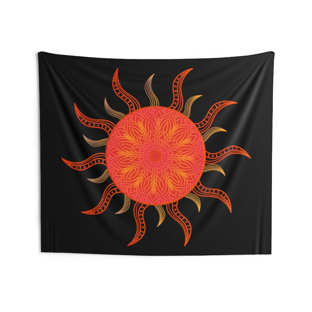 Sun Moon Tapestry Contemporary Home Decor . Galaxy Wall Hanging Art for Baby Nursery, Dorm room, Coastal Home . Housewarming Gift