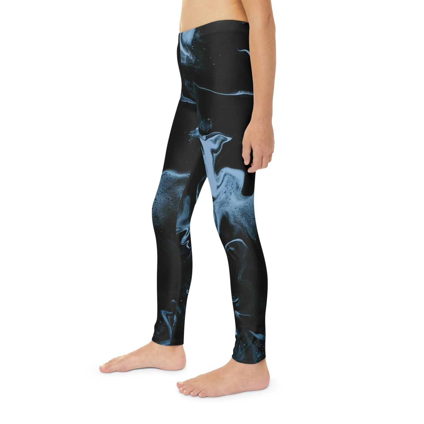 Marble Youth outh Leggings, One of a Kind Gift - Unique Workout Activewear tights for kids Fitness , Daughter, Niece Christmas Gift