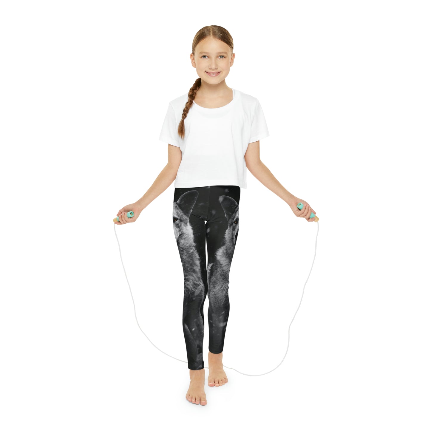 Fox animal kingdom, Safari Youth Leggings, One of a Kind Gift - Unique Workout Activewear tights for kids, Daughter, Niece Christmas Gift