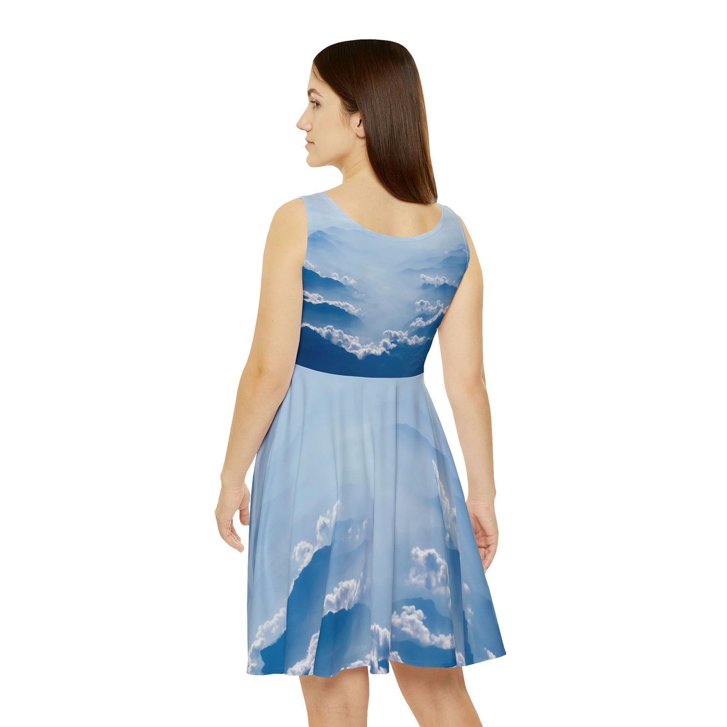 Beach print Women's Skater Dress