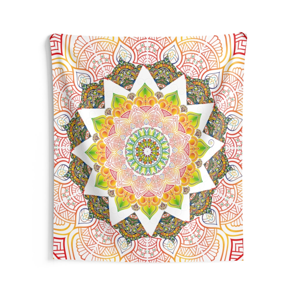 Indian Tapestry for Contemporary Home Decor . Inspirational Wall Hanging Art for Baby Nursery, Dorm room, Coastal Home . Housewarming Gift