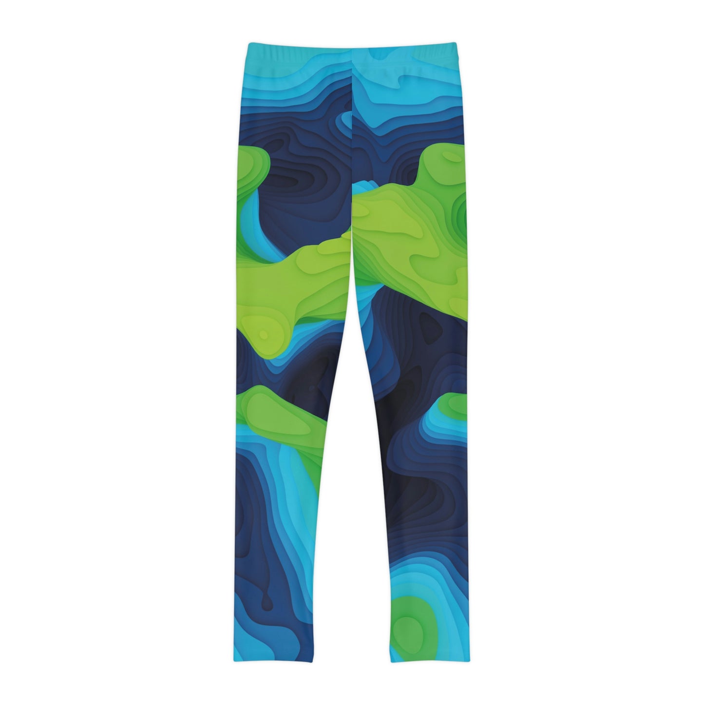 Youth Leggings, One of a Kind Gift - Unique Workout Activewear tights for a kid Fitness Enthusiast , Daughter, Niece Christmas Gift