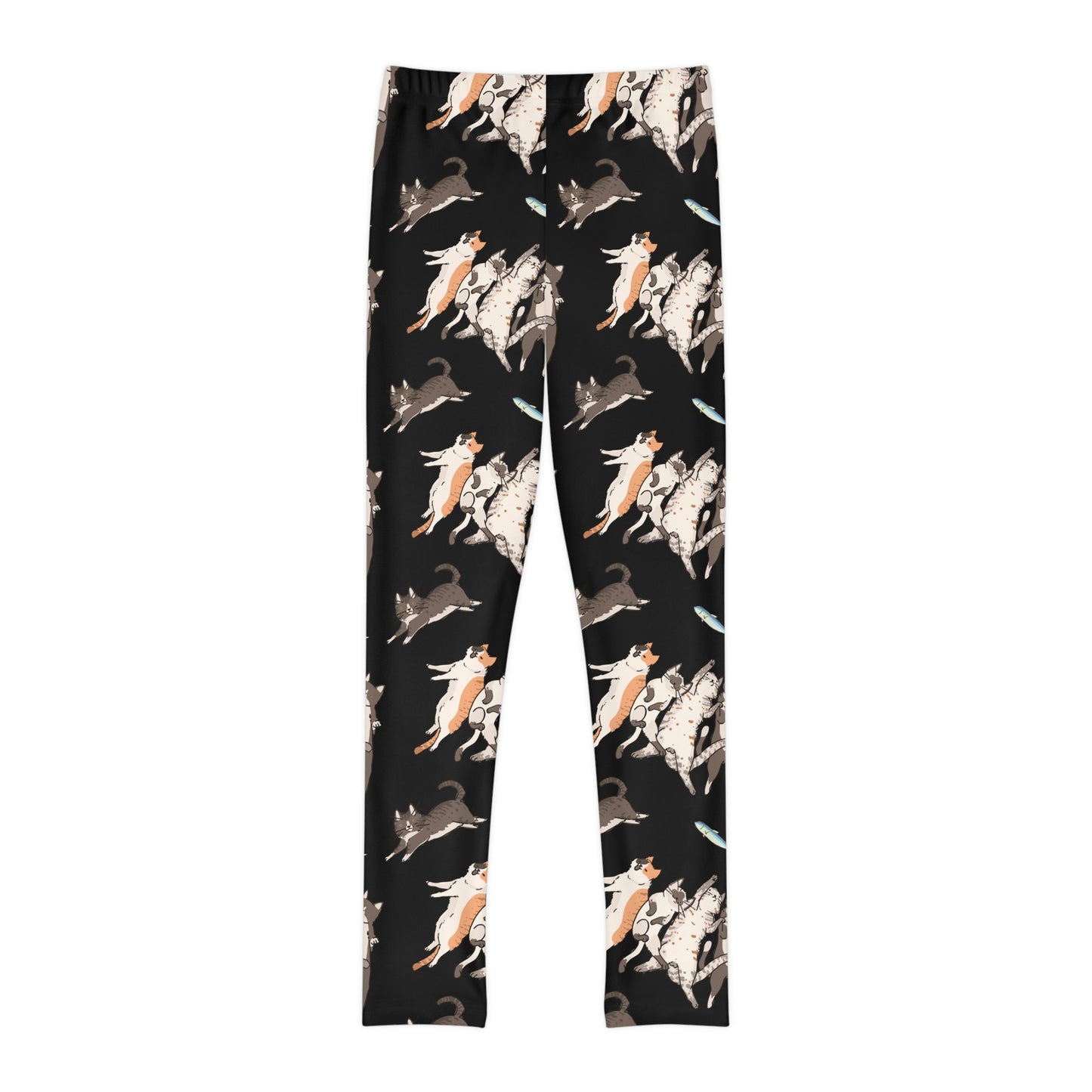 Cat loversYouth Leggings, One of a Kind Gift - Unique Workout Activewear tights for kids Fitness , Daughter, Niece Christmas Gift
