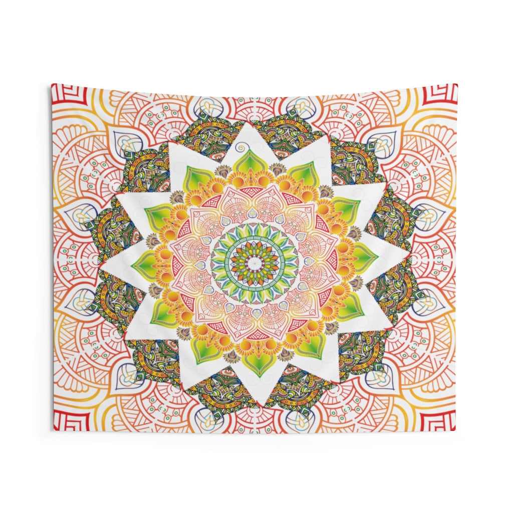 Indian Tapestry for Contemporary Home Decor . Inspirational Wall Hanging Art for Baby Nursery, Dorm room, Coastal Home . Housewarming Gift