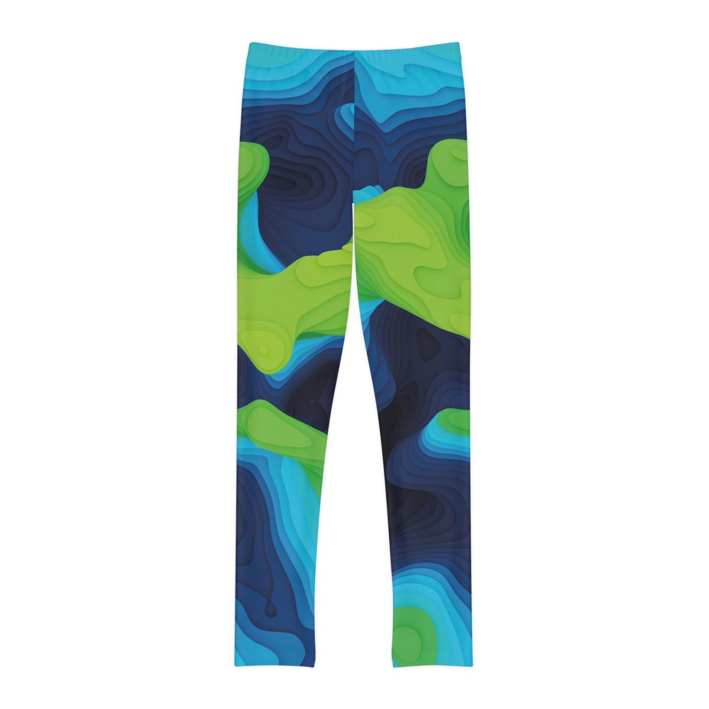 Youth Leggings, One of a Kind Gift - Unique Workout Activewear tights for a kid Fitness Enthusiast , Daughter, Niece Christmas Gift