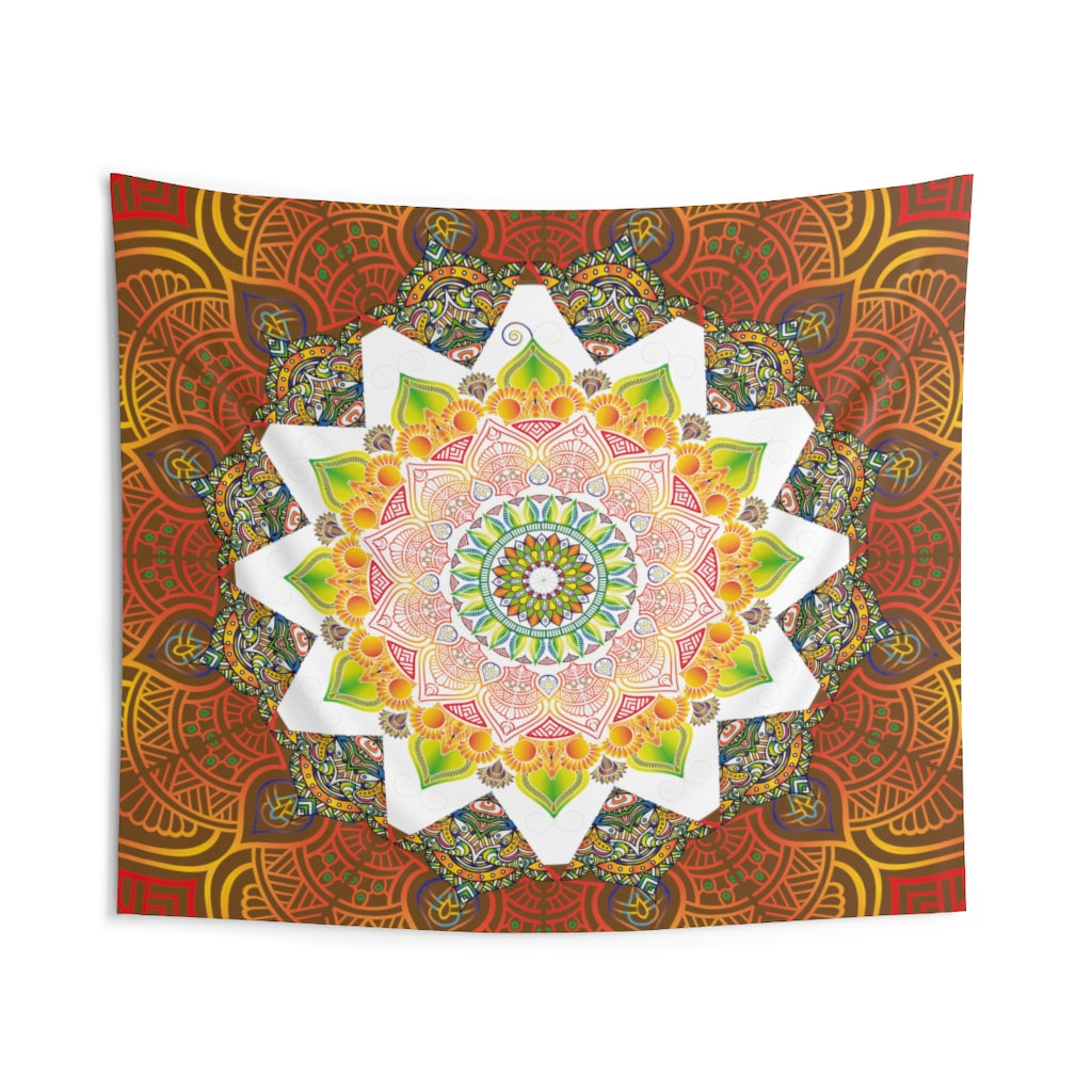 Indian Tapestry for Contemporary Home Decor . Inspirational Wall Hanging Art for Baby Nursery, Dorm room, Coastal Home . Housewarming Gift