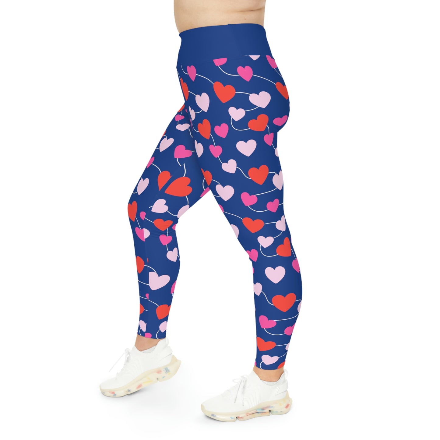 Valentines Day Gift For Her Plus Size Leggings . One of a Kind Workout Activewear tights for Mothers Day, Girlfriend, Gift for Her