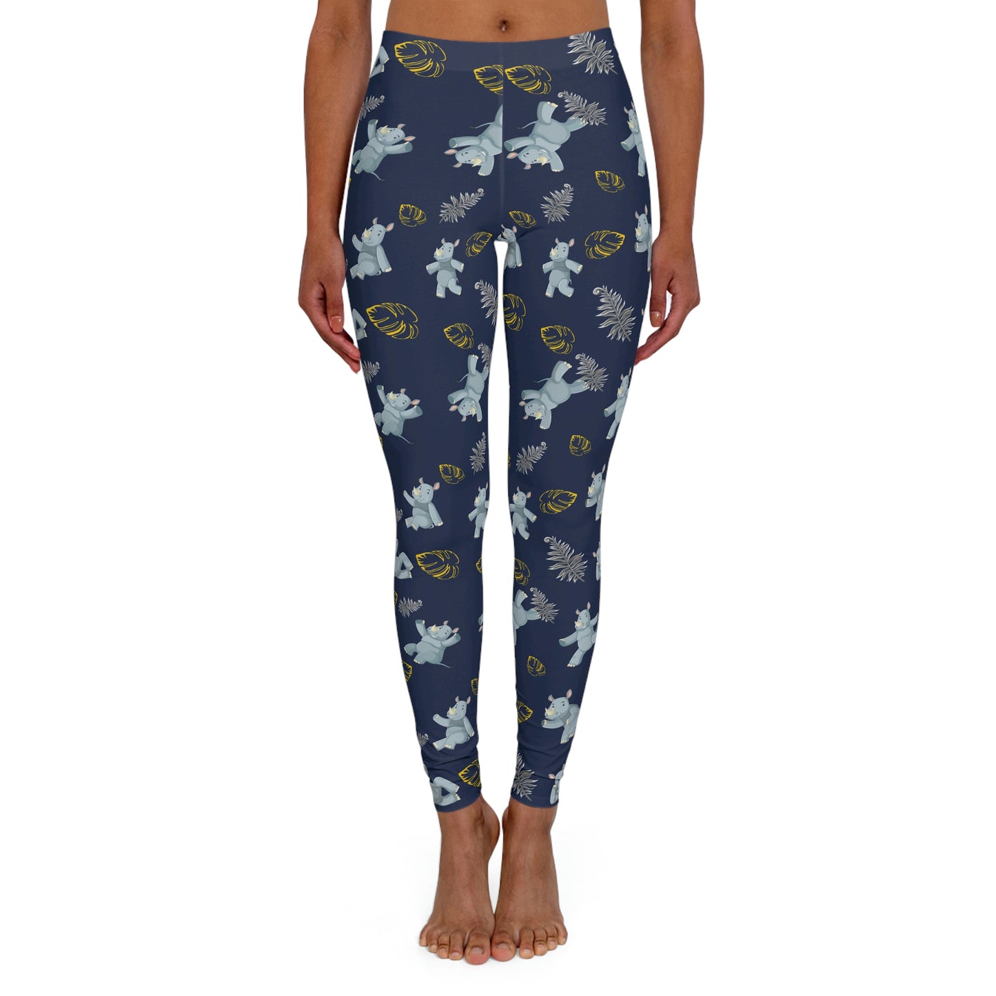 Elephant Safari Animal Kingdom Women Leggings . One of a Kind Workout Activewear tights for Mothers Day, Girlfriend, Gift for Her