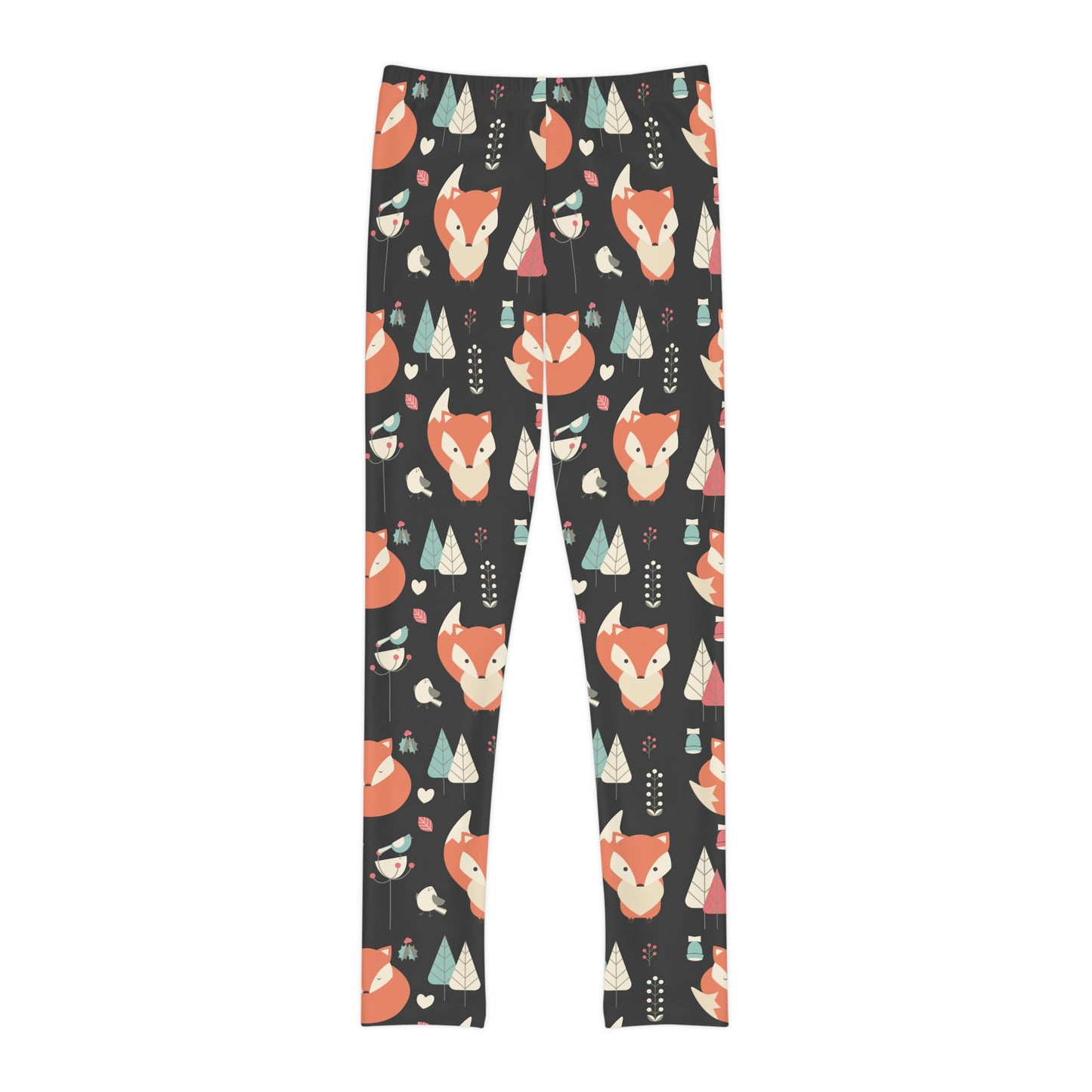Fox animal kingdom, Safari Youth Leggings, One of a Kind Gift - Unique Workout Activewear tights for kids, Daughter, Niece Christmas Gift