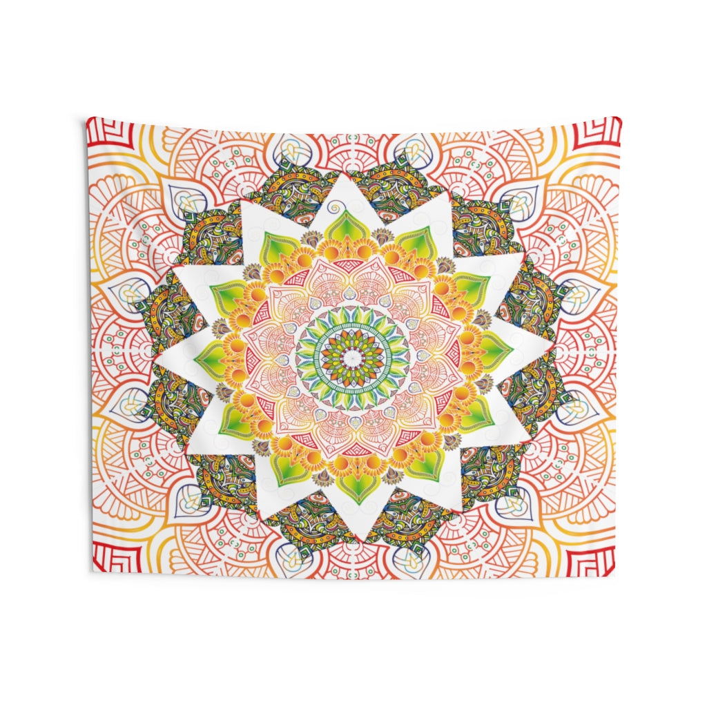 Indian Tapestry for Contemporary Home Decor . Inspirational Wall Hanging Art for Baby Nursery, Dorm room, Coastal Home . Housewarming Gift