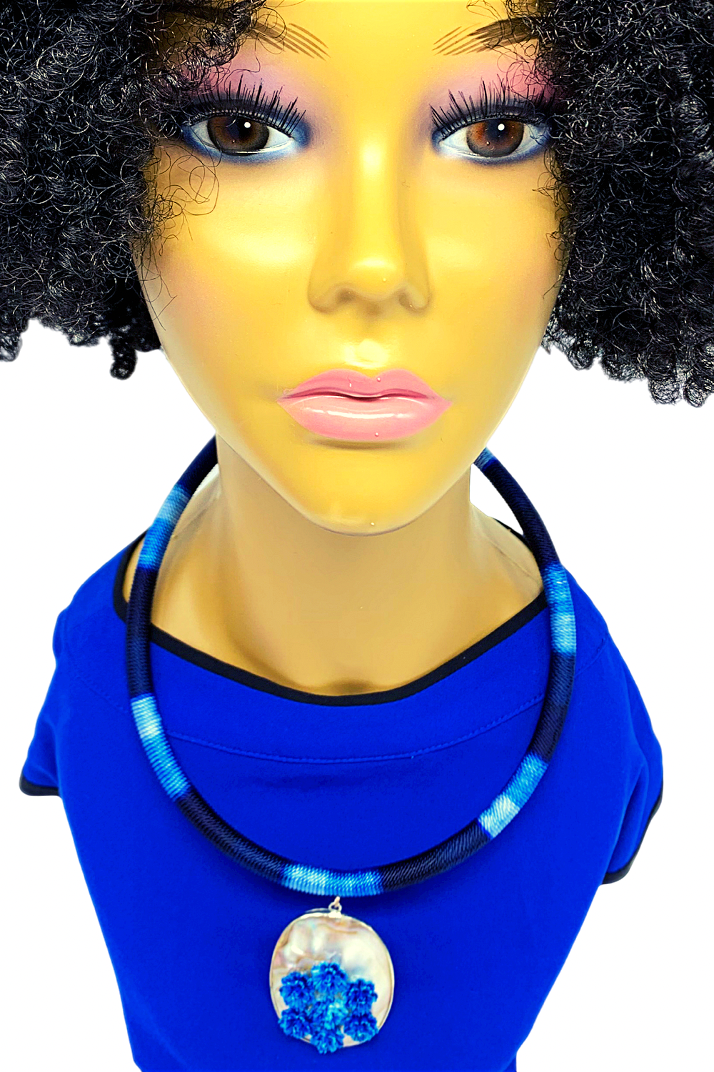 Kathy Handmade Colorful Statement chocker
