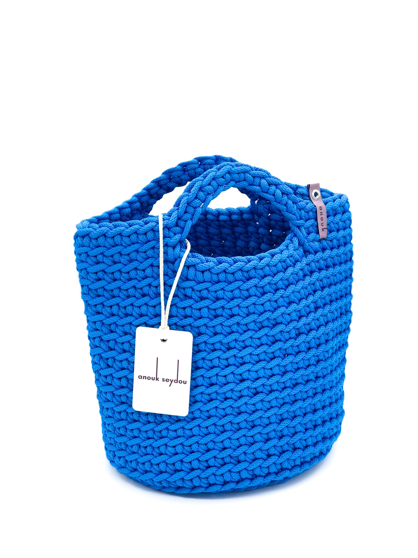 Scandinavian Style Short Handles Handmade Tote Bag