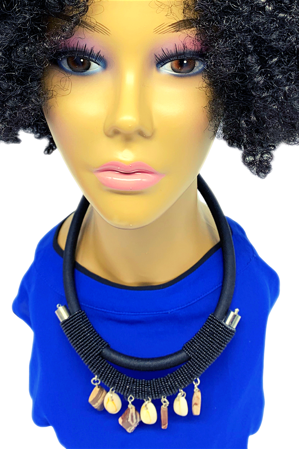 Kathy Handmade Colorful Statement chocker