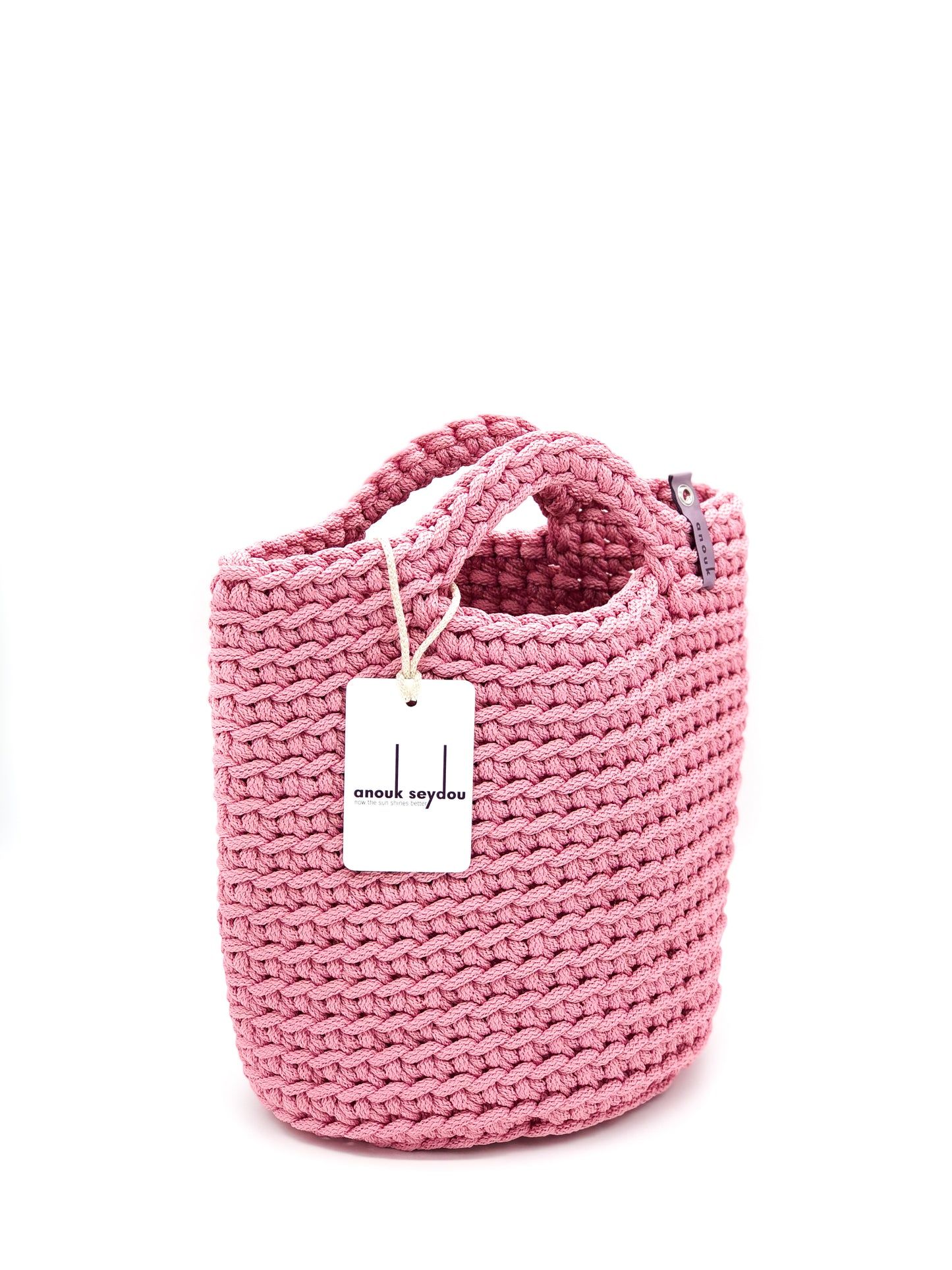 Scandinavian Style Short Handle Tote Bag Handmade