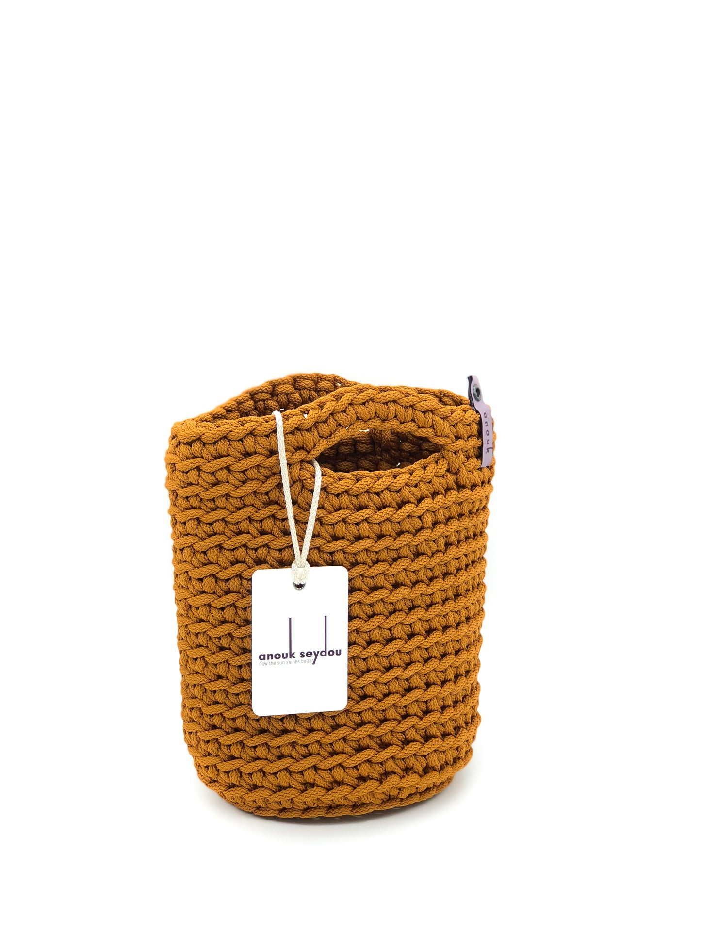Tote Bag Scandinavian Style Fox Crochet Tote Bag Handmade Size MINI