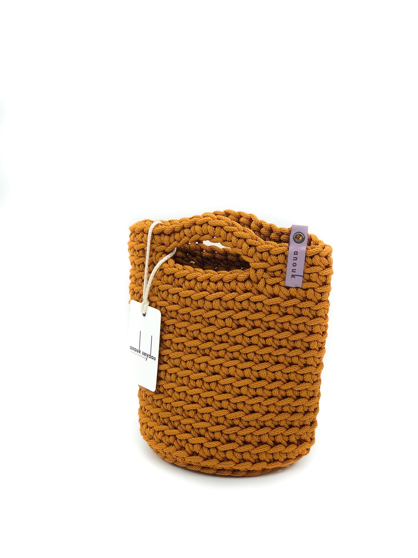 Tote Bag Scandinavian Style Fox Crochet Tote Bag Handmade Size MINI