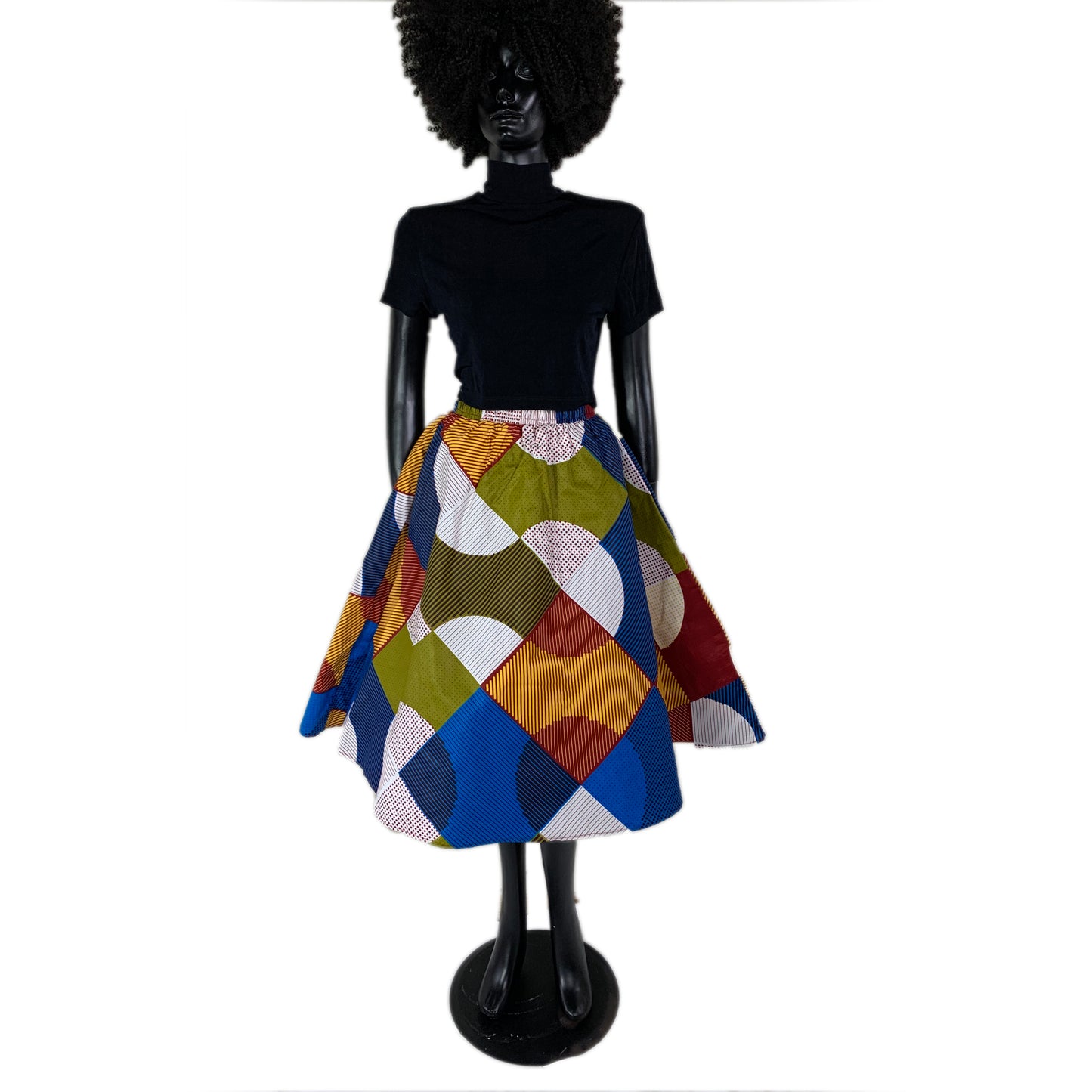 African Wax Skirt