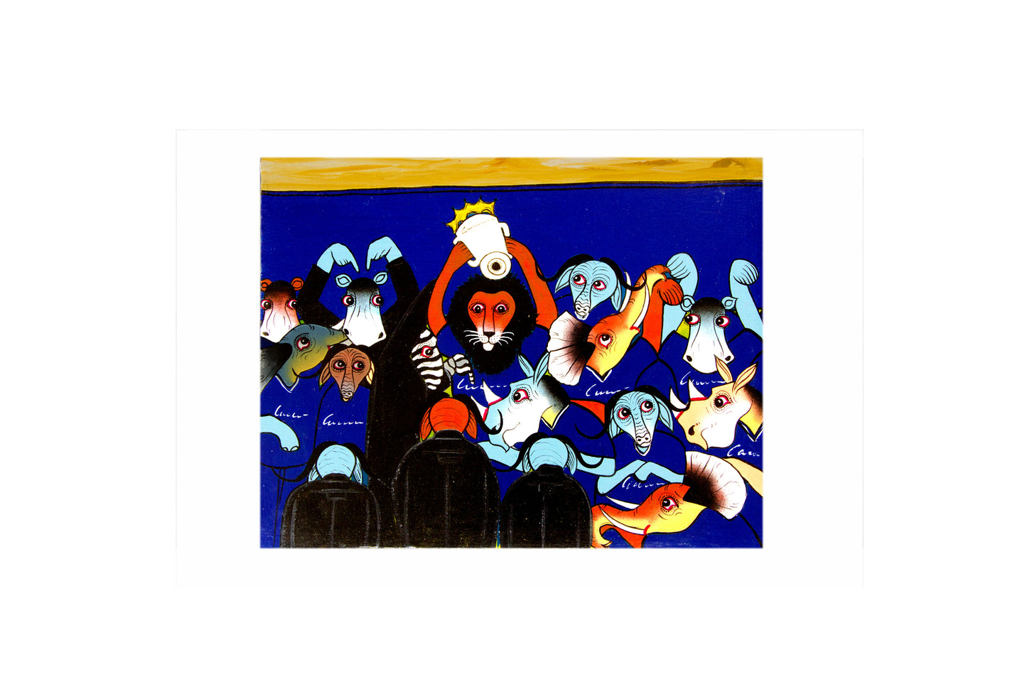 Sport Art painting, Tinga Tinga art, Masai kisu
