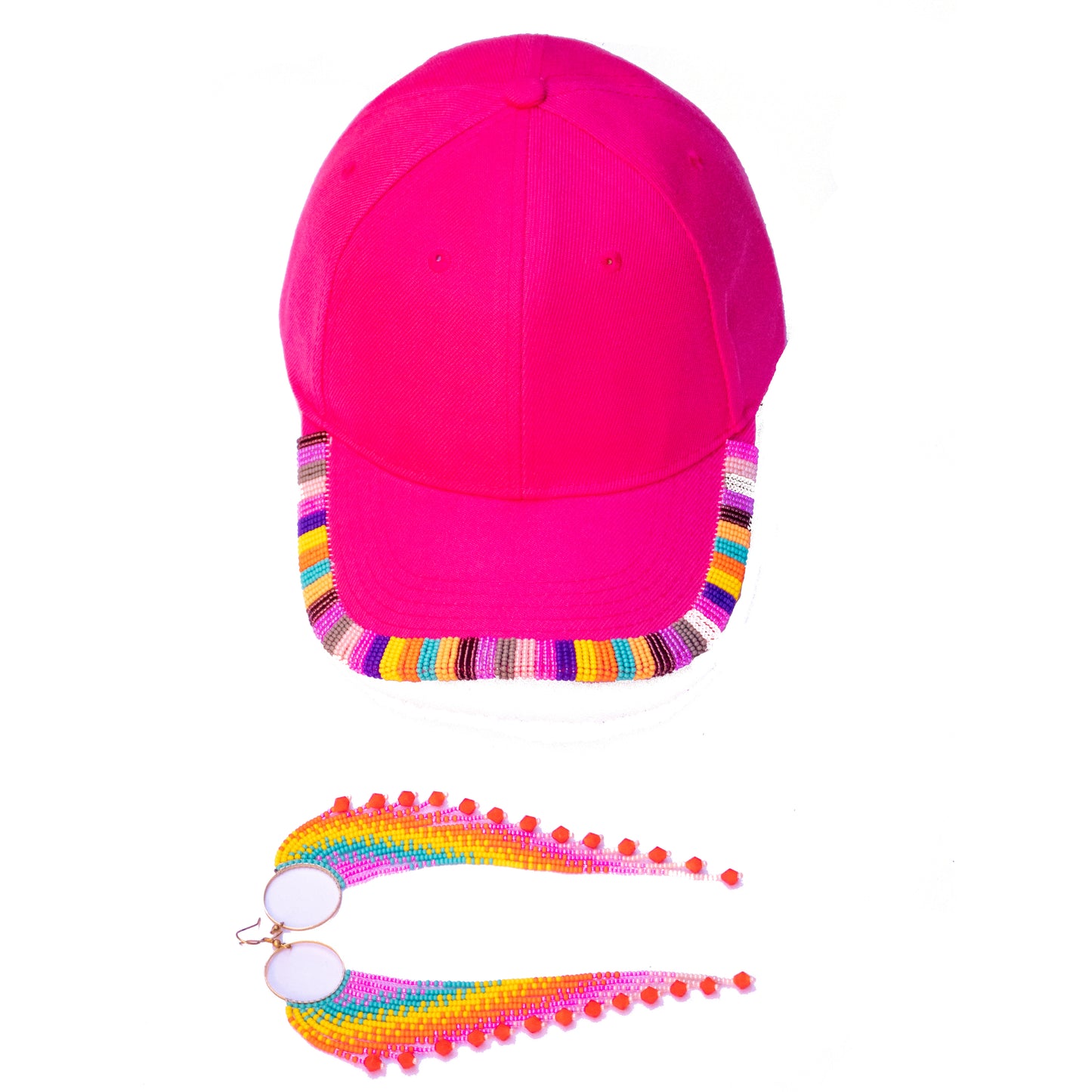 Ruth Hand Beaded Cap