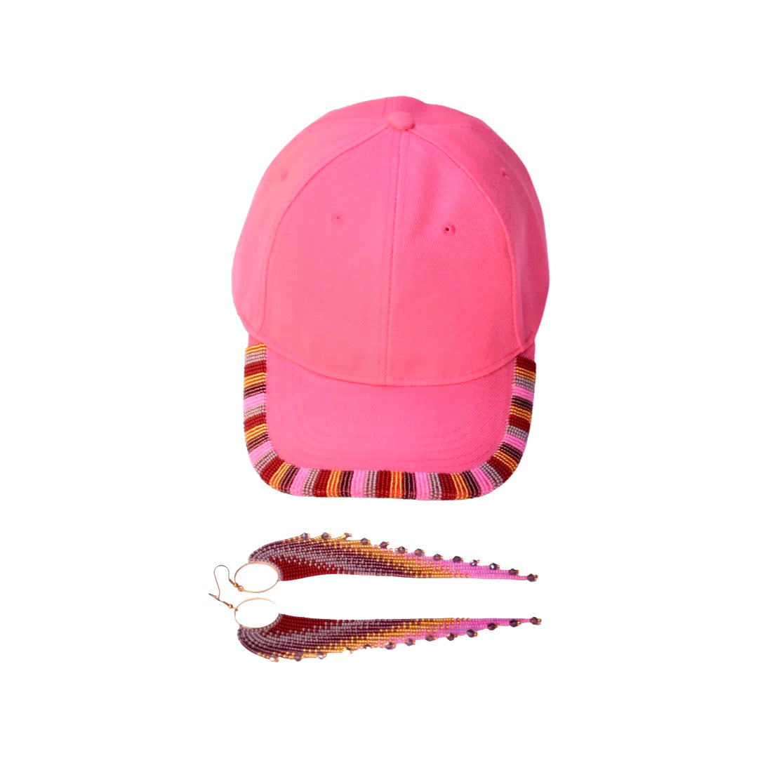 Ruth Hand Beaded Cap