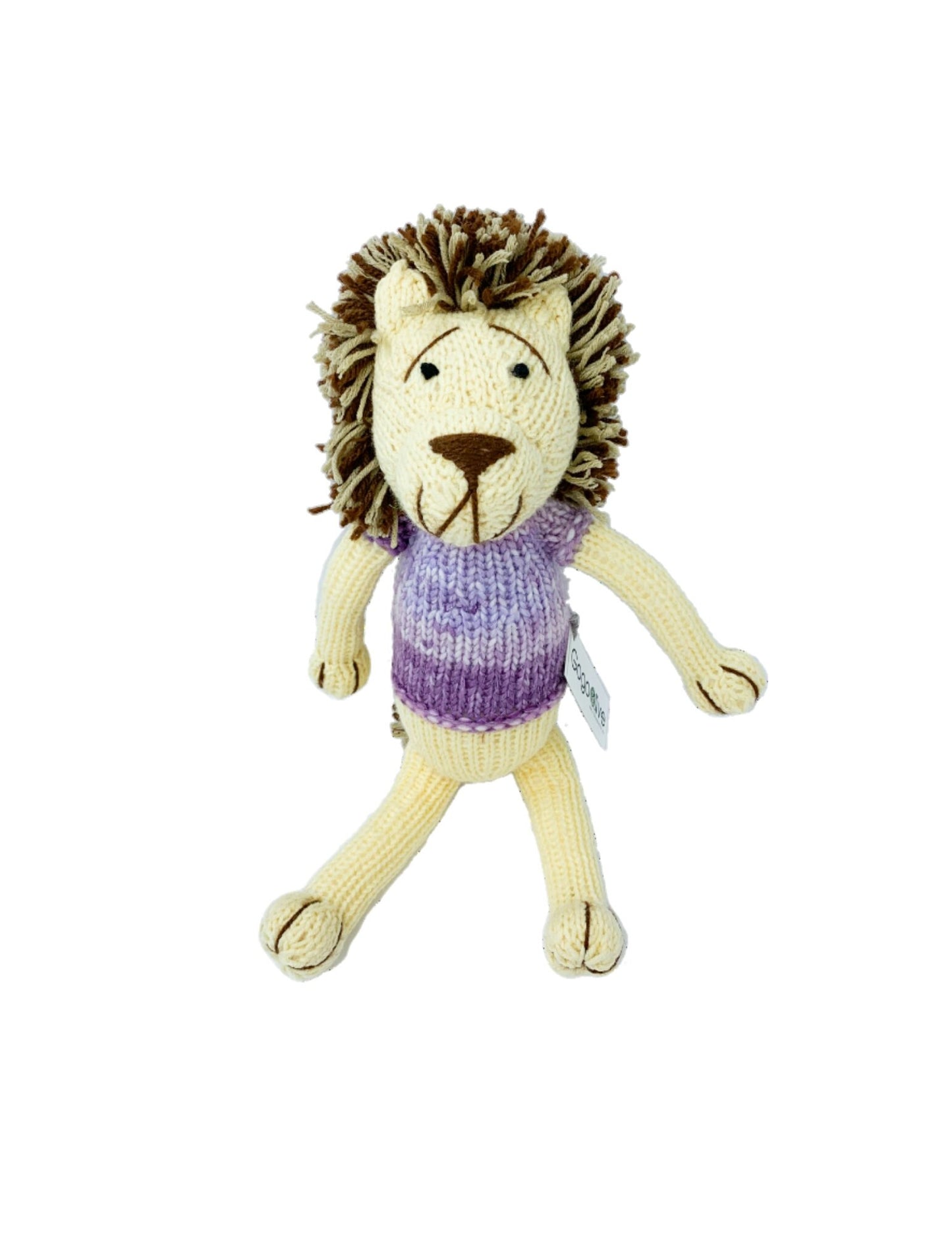 Lion Handmade Crochet stuffed Doll for Montessori Play, Nursery Decor, and Baby Shower Gifts . Granddaughter, niece, nephew & grandson